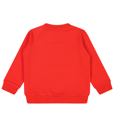 Sudadera MOSCHINO roja para bebés
